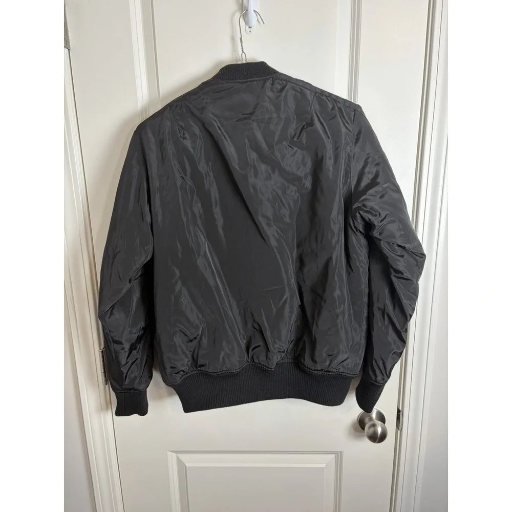 Stampd Men's Black/Orange Graphic Reversible Bomber Jacket $525